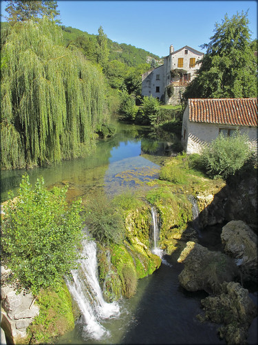 france nature eau village lot paysage vers ruisseau midipyrénées lo46 departementdulot