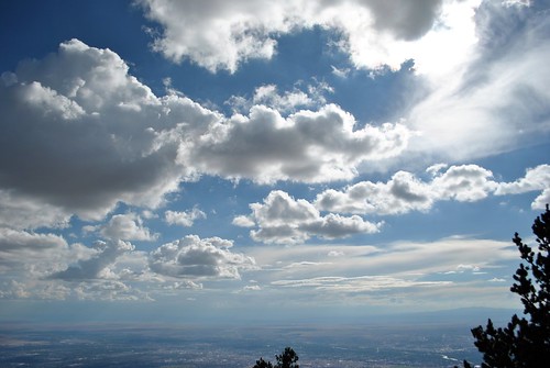 mountains newmexico clouds view albuquerque sandiacrest