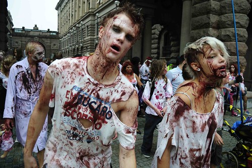 Stockholm zombie walk 2011