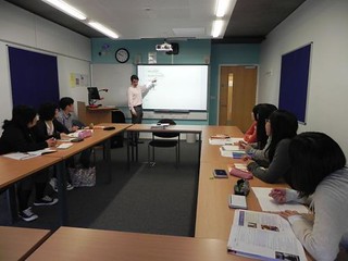 Teaching Japanese students at Sussex Uni