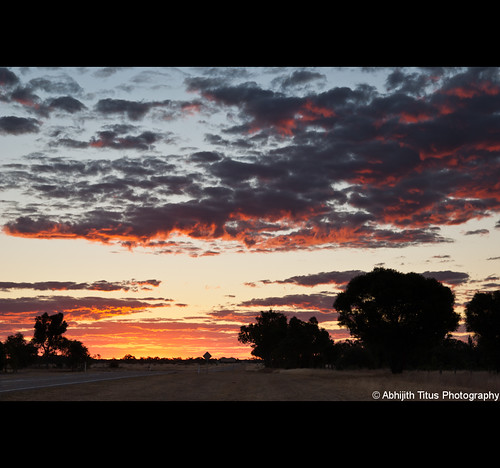 sunset australia roadtrip outback