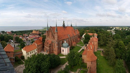 vacation panorama architecture landscape frombork