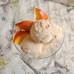Grilled Peaches Ice Cream