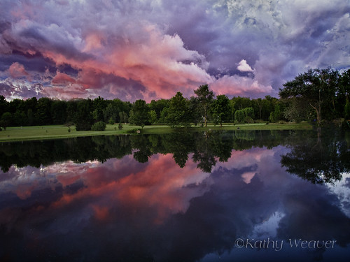 morning pink sky nature water clouds sunrise reflections landscape pennsylvania olympus erie e5 kathyweaverphotography