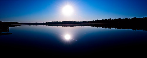 morning lake reflection sunrise wi sunrisereflection littlestgermainlake
