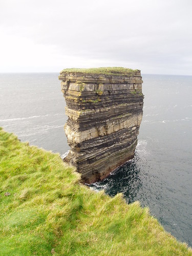 ireland sea cliff view head dramatic downpatrick