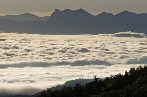 france montagne automne pentax paysage vercors brouillard brume vallée ardèche toulaud