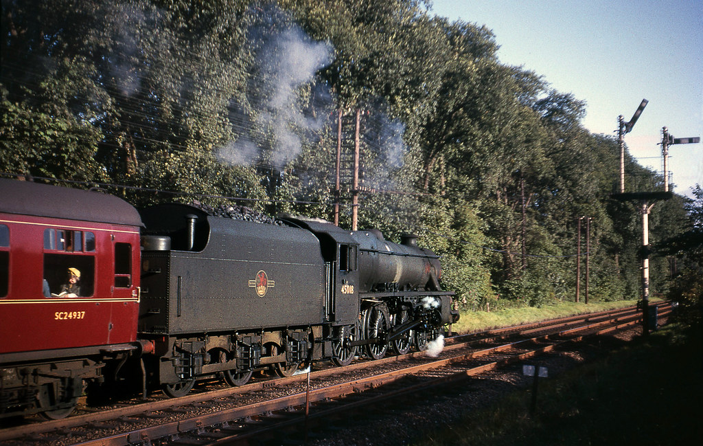 Stanier 5MT 45018 deps Dunblane 1965