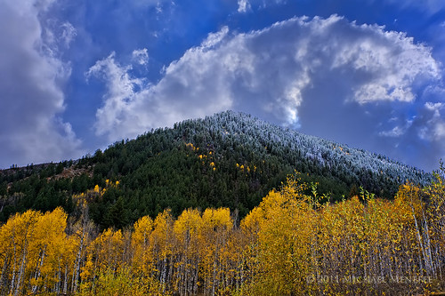 autumn winter snow storm mountains fall nature clouds skyscape rockies nikon triangle colorado frost seasons pyramid hoarfrost snowstorm windy stormy alpine co rockymountains manual aspen hdr cloudscape snowmass exposureblending clff d700