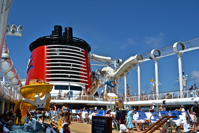 upper deck of the disney fantasy cruise