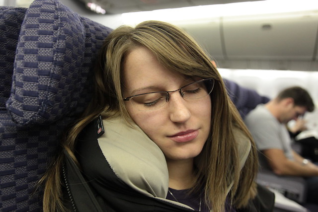 Sleeping in Plane