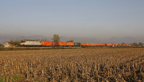 train merci cargo tc treno freight trenitalia ferrovia e633 pedrocca e633240