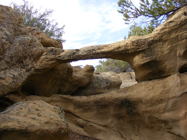 New Mexico Natural Arch NM-286 Hoot Owl Canyon Arch