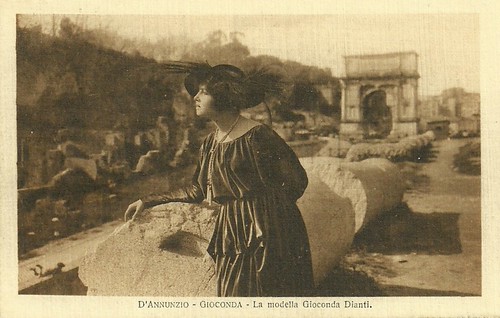 Gioconda 1. Helena Makowska as the model Gioconda Dianti