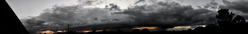 sky panorama cloud dark intense heaven