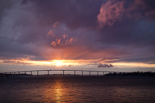 morning bridge sun water clouds sunrise river dawn maryland calvert patuxent stmarys solomons calvertcounty stmaryscounty