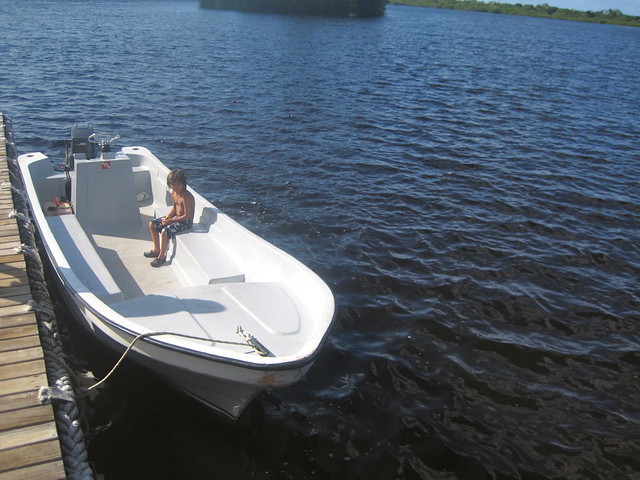 boat transportation way to get around luxury resort on utila honduras bay islands