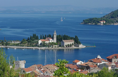 Vis town, island Vis, Croatia