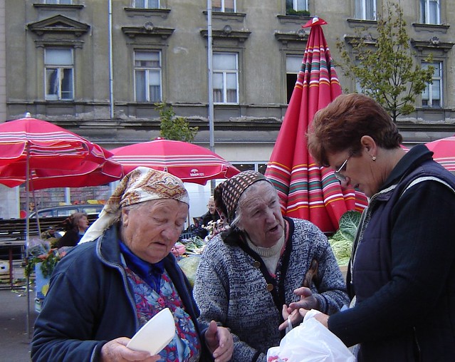 old people in Zagreb