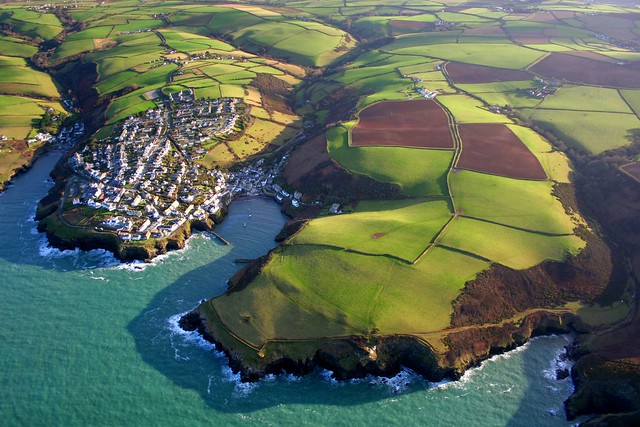 Port Isaac from above
