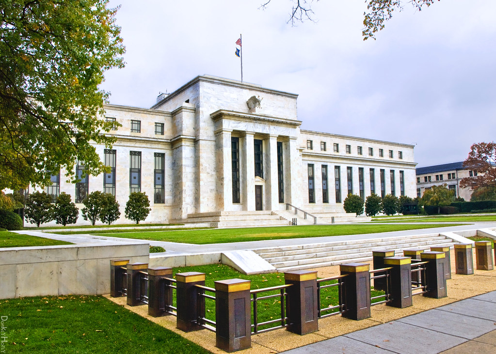 Federal Reserve Building in Washington D.C. - Illustration
