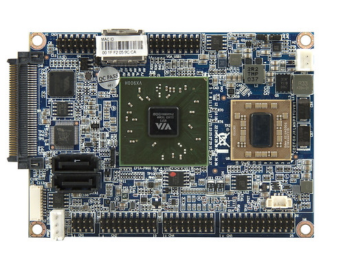 VIA EPIA-P900 Pico-ITX Board - Top without EPIA-P830 I/O Card