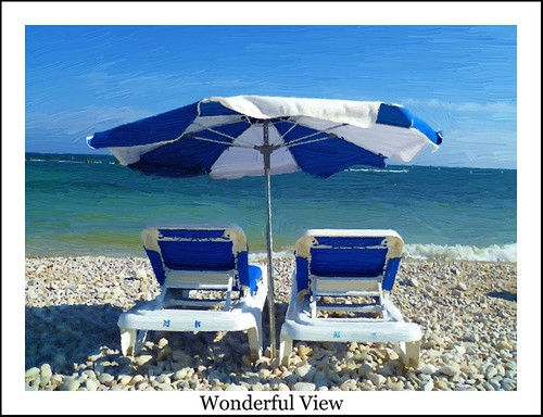 ocean sun beach umbrella spain chairs parasol altea lounger oilpanting colorphotoaward mygearandme ringexcellence blinkagain musictomyeyeslevel1
