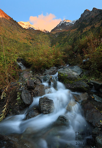 mountain stream valley nature