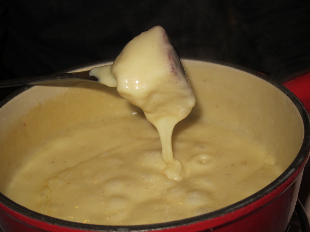 Fondue at Raclette Stube in Zurich