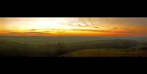panorama 50mm dusk hill hampshire nikkor butser f18d