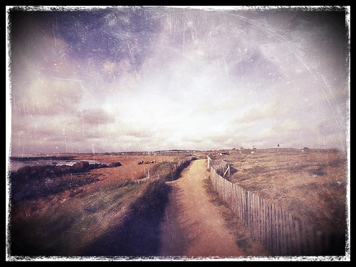 sea sky france beach clouds fence landscape path bigsky contemporaryartsociety magicunicornverybest snapseed