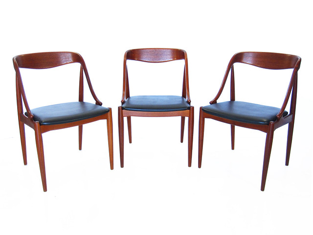 Danish modern Teak Dining Chairs by D-Scan