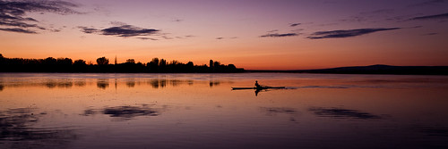 reflection water sunrise washington kayak columbiariver richland tricities