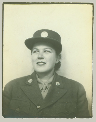 Photo booth Uniformed Woman