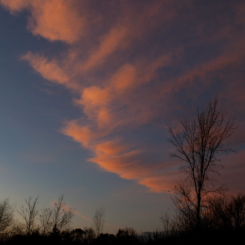 pink blue sunset cold weather wisconsin clouds nikon dodgeville markadsit