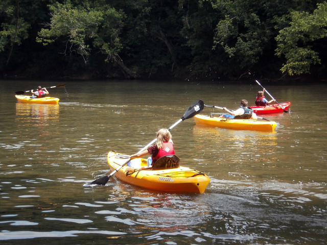 Go kayaking on the Clinch River with Natural Tunnel State Park, Virginia