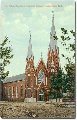 usa color history buildings churches indiana streetscene vincennes knoxcounty hoosierrecollections