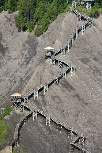 canada stairs grey climb mt quebec mount zig montmorency zag