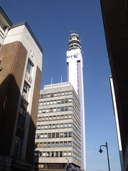 BT Tower from Lionel Street with Telephone House