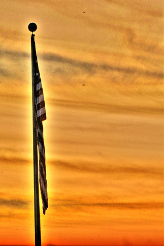 sunset usa 3 america unitedstatesofamerica americanflag pro godblessamerica hdr highdynamicrange hdri photomatix sunsethdr october2009 photomatixpro3 canonpowershotsx110is