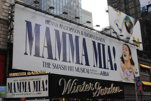 Mamma Mia Marquee @ Winter Garden Theatre on Broadway