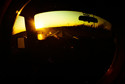 sunset vintage lens lomo lomography texas different jeep ominous overcast josh pizza denton strangely fishy wrangler fisheye2 2011 sanger