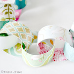 Bird printed paper chains