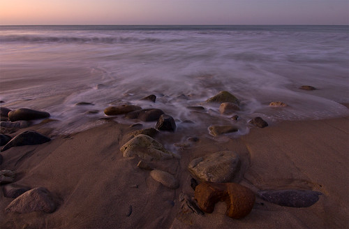 ocean california longexposure morning beach sunrise rocks surf waves pacific tide malibu pointmugustatepark