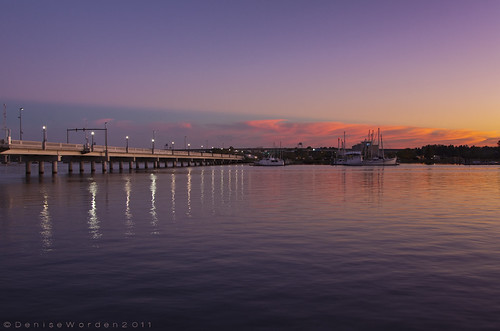 bridge sunset sun nature water marina canon river landscape boats nc newbern trentriver 450d imaginefotocom