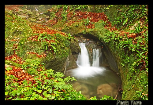 fiume autunno cascata serramonacesca sorgente alento