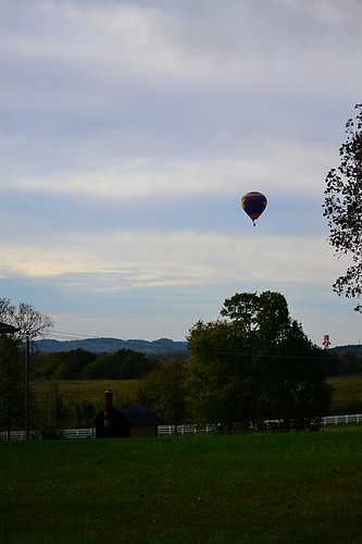 county blue trees sunset sky hot franklin tn tennessee air balloon hills williamson