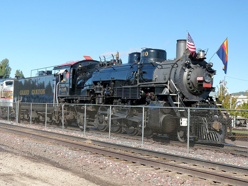 vacation arizona us route66 tour williams az steam locomotive 2011 grandcanyonrailway 4960