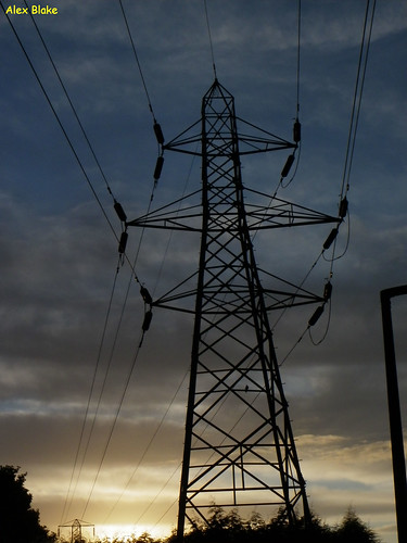 wales sunrise pylon flickr365