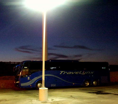 sunset sky bus wisconsin night clouds lights evening coach dusk wi oshkosh tourbus hwy41 5404 highway41 foxrivervalley passengerbus foxcities coachline foxrivercities travelynx